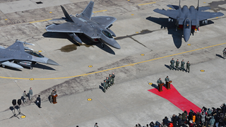 F-22 Raptors Deploy To South Korea As Tensions Rise Between The North And South